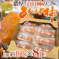 山梨産 ”百目柿のあんぽ柿” 約160g×8pc（約1.2kg以上）【予約 11月下旬以降】 送料無料
