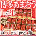 福岡産いちご ”博多あまおう” 秀品 L/2Lサイズ 約270g×4パック×《5箱》【予約 12月以降】 送料無料