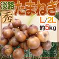 ”兵庫県 淡路島産 たまねぎ” 秀品 L/2L 約5kg【予約 入荷次第発送】 送料無料