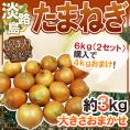 ”兵庫県 淡路島産 たまねぎ” 訳あり 約3kg《2セット購入で4kgおまけ→10kgでお届け♪》【予約 入荷次第発送】 送料無料