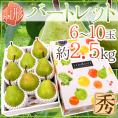 山形産 ”バートレット” 秀品 6～10玉前後 約2.5kg 洋梨【予約 8月末以降】 送料無料