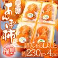 福島産 JAふくしま未来 ”あんぽ柿” 超特大玉5Lサイズ以上 約230g×4pc 蜂屋柿使用【予約 12月末以降】 送料無料