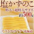 アラスカ・カナダ・北海道 ”塩数の子 特大以上 約500g” ジャンボ一本羽 かずのこ【ポスト投函送料無料】【予約 11月以降】