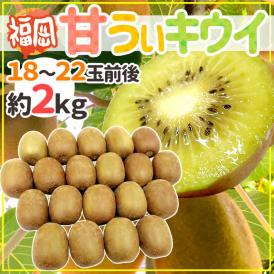 ”福岡産 甘うぃキウイ” 秀品 18～22玉前後 約2kg あまうぃキウイ【予約 10月下旬以降】 送料無料