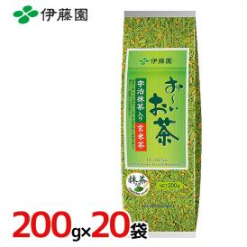 伊藤園 ”おーいお茶 宇治抹茶入り 玄米茶” 200g×20袋（1ケース）