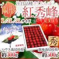 山形産 さくらんぼ &rdquo;紅秀峰&rdquo; L/2L/3Lサイズ 秀品 化粧箱 手詰め ハウス栽培時期：約300g 露地栽培時期：約500g【予約 6月末以降】 送料無料