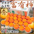 奈良県西吉野産 ”富有柿” 秀品 2L～3L 約7kg（風袋込）【予約 11月以降】 送料無料