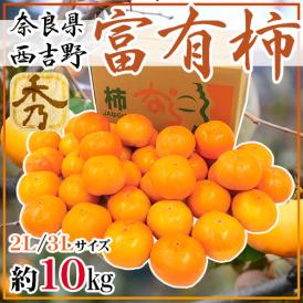 奈良県西吉野産 ”富有柿” 秀品 2L～3L 約10kg【予約 11月以降】 送料無料