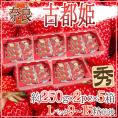 奈良県産 ”古都姫いちご” 2pc×《5箱》（1pcあたり9～15粒前後 約250g）【予約 1月以降】 送料無料