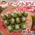 ゼスプリ ”ルビーレッドキウイ” 10~15玉前後 約1kg【予約 3月下旬以降】 送料無料