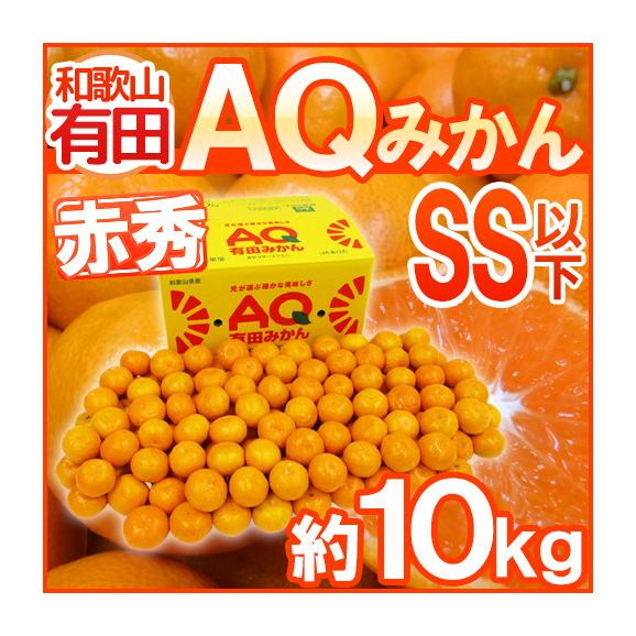 和歌山産 &rdquo;有田AQみかん&rdquo; 赤秀品 SS以下 約10kg 有田みかん【予約 11月末以降】 送料無料01