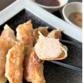 【京都・黒猫軒】海老焼餃子《生姜》60個入 / 酢醬油・胡麻ダレ・自家製ラー油付き/化学調味料不使用・ニンニク不使用