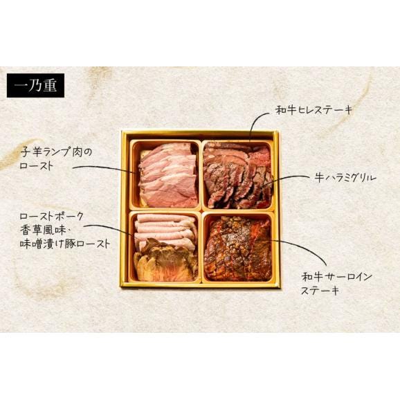 【数量限定】焼肉きゅうこんの肉おせち2025【送料無料】（3-4人前）02