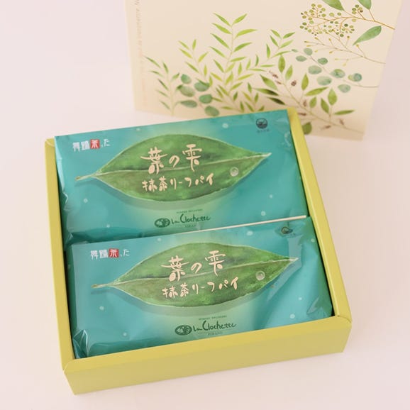 葉の雫　抹茶リーフパイ6枚入り03