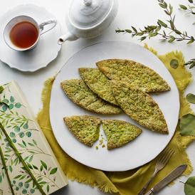 葉の雫　抹茶リーフパイ9枚入り[手提げ紙袋付き]