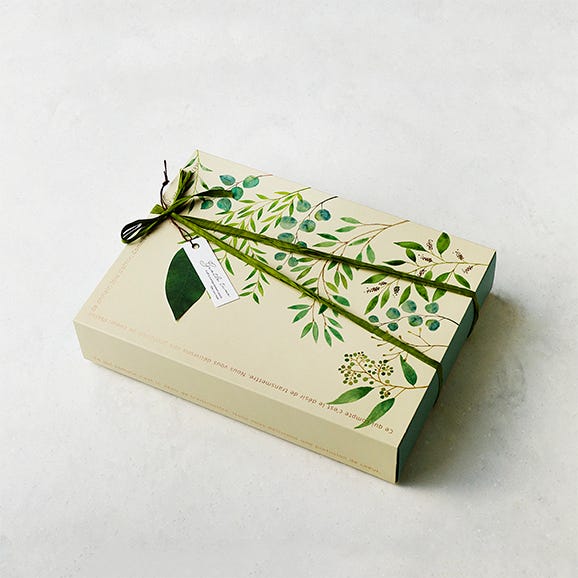 葉の雫　抹茶リーフパイ9枚入り[手提げ紙袋付き]03