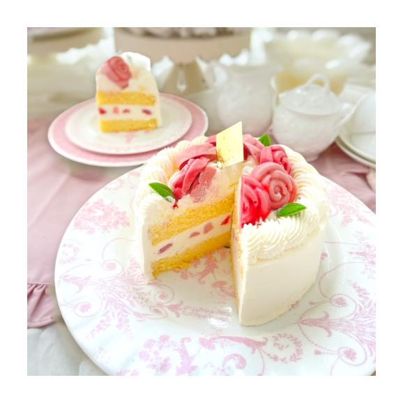 純生・冷凍ケーキ「ジュエルローズ　ベリー」　誕生日・記念日・ギフト04