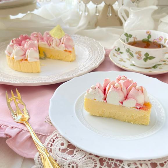 純生・冷凍ケーキ「メルティーローズ チーズケーキ4号」誕生日ケーキ・記念日・薔薇ケーキ・お菓子04