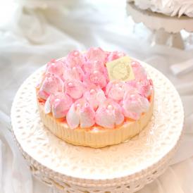 純生・冷凍ケーキ「メルティーローズ チーズケーキ5号」誕生日ケーキ・記念日・薔薇ケーキ・お菓子