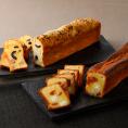 青山モノリス 前菜とデザートのチーズパウンドケーキ