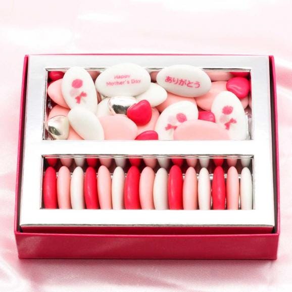 母の日 フランス産 メッセージプリント ドラジェ アソートボックス S-5MDP03