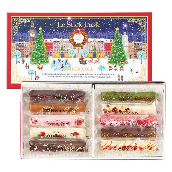 【数量限定/クリスマス】スティックラスク10本入 ネージュ02