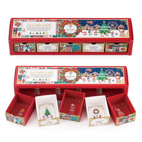 【数量限定/クリスマス】キューブラスク5個入 ジョワイユノエル03
