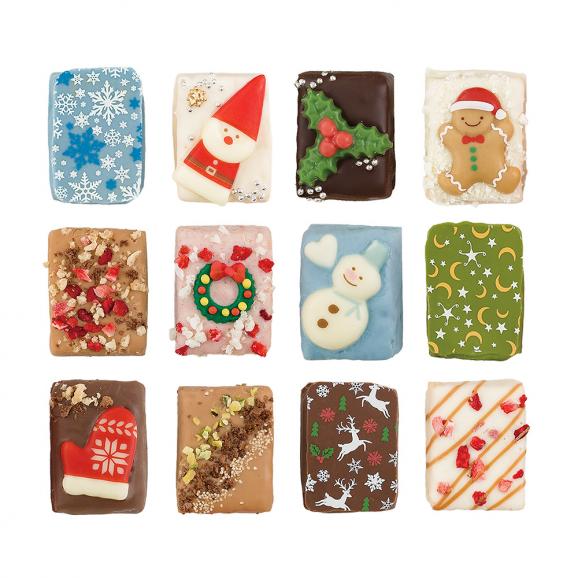 【数量限定/クリスマス】キューブラスク12個入 ノエルブラン04