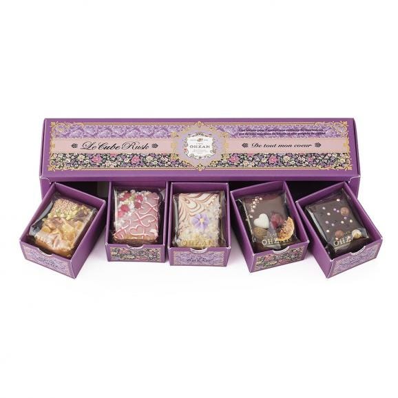 【バレンタイン限定】キューブラスク5個入 ベル02