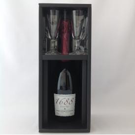 1688 Grand Rosé　"ノンアルコール"　ペアグラスセット