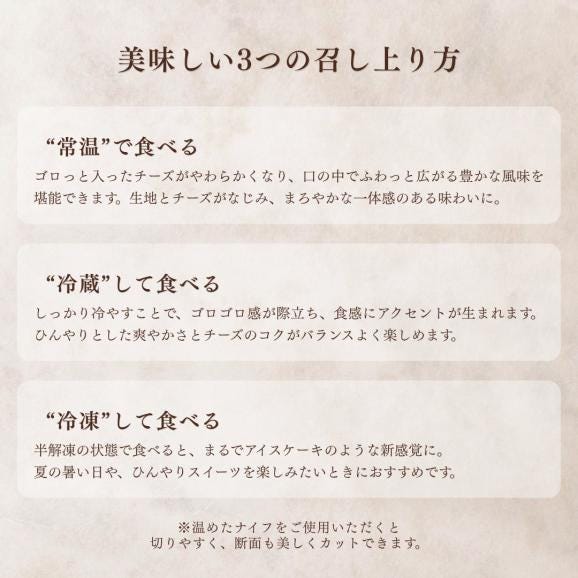 ゴロゴロチーズの満足ベイクドケーキ05