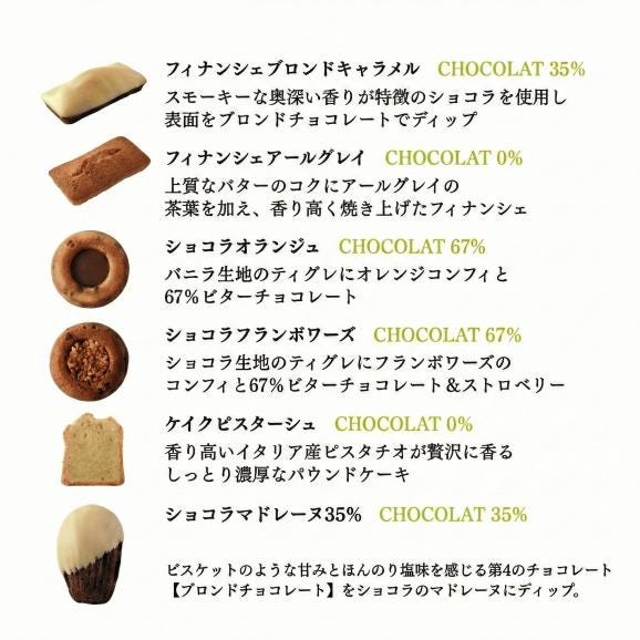 バレンタイン焼菓子ギフト6個セット03