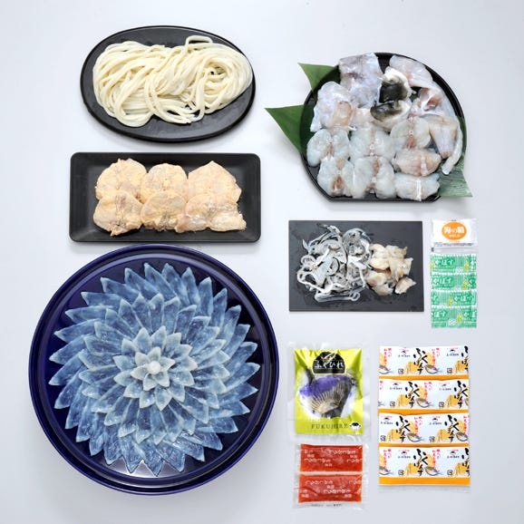 【送料無料】ふく料理にぎわいフルコース （4人前）02