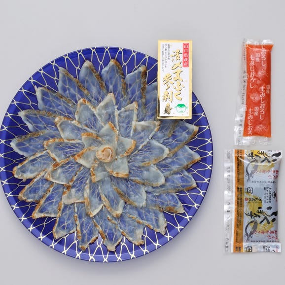 【送料無料】山口県萩産活〆まふく炙り刺身（３人前）02