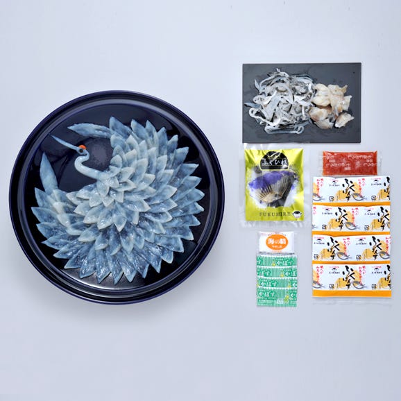 【送料無料】とらふく刺身 慶祝鶴®（4人前）02
