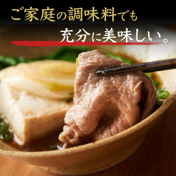 【送料無料】近江牛　贅沢食べ比べセットB（しゃぶしゃぶ用、ロース・モモ）05