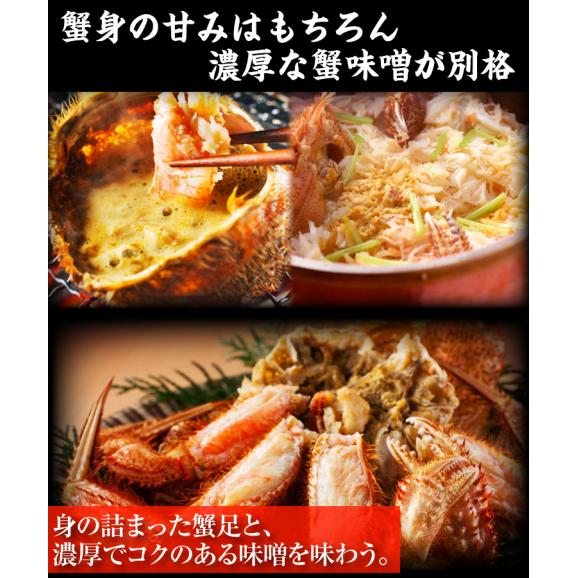 蟹味噌まで美味しい！北海道産 ボイル 毛蟹 500g前後×2匹入(1kg)【送料無料/毛がに/毛ガニ/お歳暮/ギフト/ますよね】03