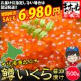 《期間限定セール》【北海道加工】ますイクラ醤油漬け500g【恵方巻き/手巻き/寿司/海鮮丼/ますいくら/鱒イクラ/ますこ/マスコ/いくら/ギフト/お歳暮/送料無料/ますよね】