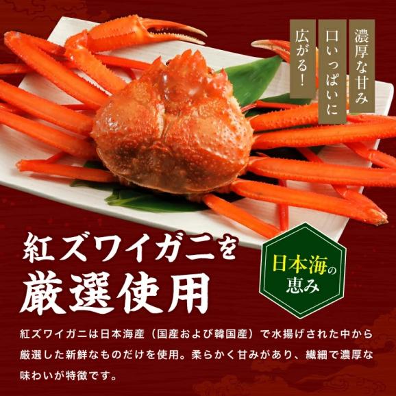 日本海産(国産および韓国産) 紅ずわい蟹 ほぐし身 300g【カニフレーク/紅ズワイ蟹/ずわい蟹/蟹/蟹丼/かに丼/かに玉/ギフト/お中元/ますよね/送料無料】02