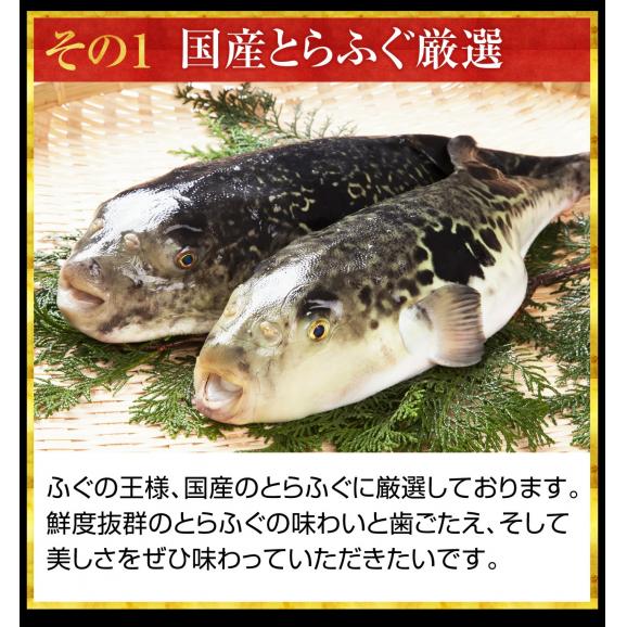 ＼父の日ギフトにおすすめ／国産とらふぐ使用  高級 とらふぐ刺身セット【ふぐ刺し/フグ刺し/てっさ/トラフグ/フグ/河豚/お刺身/父の日/ギフト/送料無料/ますよね】02
