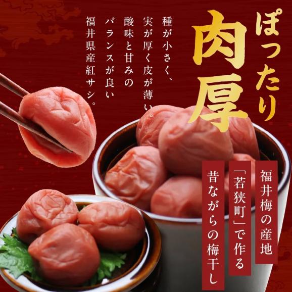 [訳あり] 無添加 つぶれ福井梅干し しそ味 900g(450g&times;2パック)【送料無料/シソ/うめぼし/ウメボシ/つぶれ梅/ますよね】02