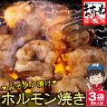 味噌たれ漬け ホルモン焼き 3袋入り 810g 6人前【小腸/大腸/シマチョウ/焼肉/BBQ/バーベキュー/ほるもん/肉/ギフト/お歳暮/送料無料/ますよね】