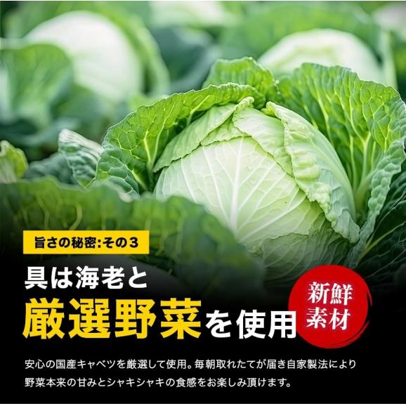 【ブラックタイガー使用】自家製 エビ餃子 80個【エビギョウザ/海老餃子/ぎょうざ/ギョウザ/海老/えび/焼き餃子/点心/水餃子/母の日/ギフト/送料無料/ますよね】04