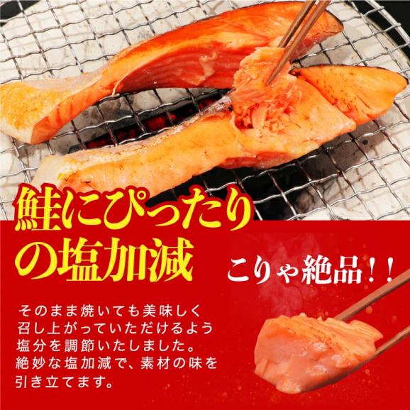 [3月下旬～4月上旬配送]訳あり 厚切り 銀鮭切り身 10切れ(1kg前後) 甘塩仕立て【さけ/サケ/しゃけ/切身/焼魚/お弁当/冷凍食品/訳有/送料無料/ますよね】03