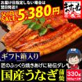 《父の日セール》【ギフト箱入り】国産 特大うなぎ蒲焼き 330g(約165g×2本) 鹿児島･愛知･宮崎県産【国産うなぎ/ウナギ/鰻/ウナギ蒲焼き/ギフト/父の日/送料無料/ますよね】