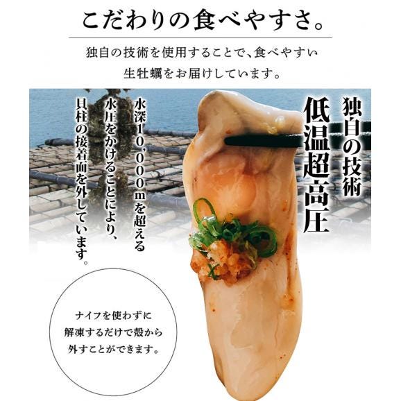 【お刺身OK】兵庫県室津産 殻付き牡蠣 700g前後(約12粒入) 高圧処理済みで簡単殻むき ※同梱不可【送料無料/貝/かき/カキ/生牡蠣/生かき/生ガキ/ギフト/お中元/BBQ/ますよね】02