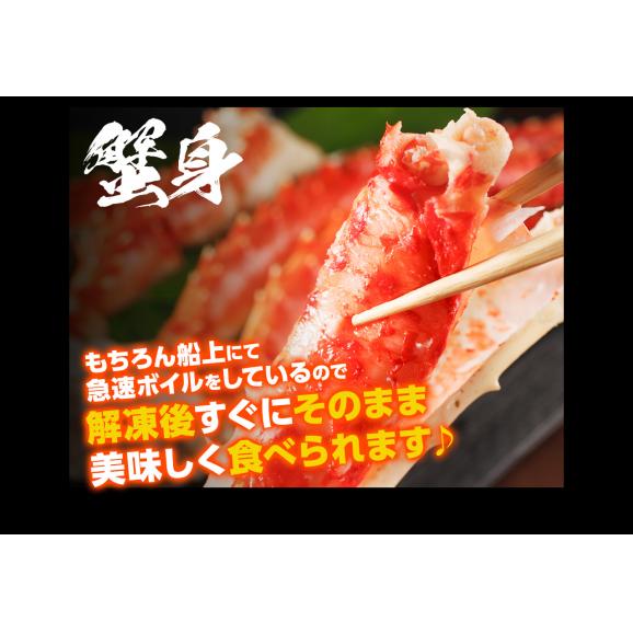 超極太 タラバ蟹 ボイル 2.2kg前後【送料無料/お歳暮/ギフト/たらば/たらば蟹/タラバガニ/蟹足/かに/カニ/ますよね】04
