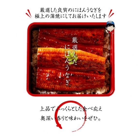 特大にほんうなぎ 蒲焼き 約165g&times;1尾 [台湾産] (タレ･山椒付)【鰻/ウナギ/うなぎ蒲焼き/ギフト/プレゼント/母の日/土用の丑の日/送料無料/ますよね】04