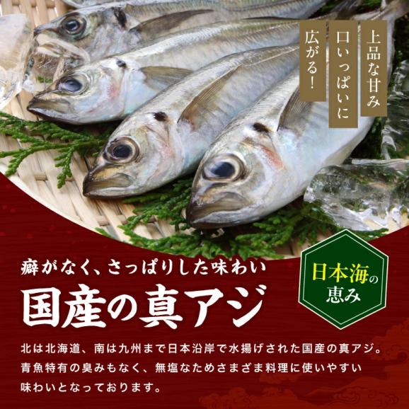 無塩 無添加 天然 国産アジフィーレ 2kg 70枚前後 下処理不要【あじ/天然アジ/真アジ/アジフライ/骨取り/アジ切身/アジフィレ/送料無料/ますよね】02