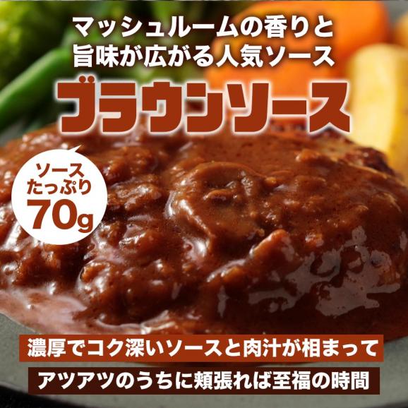 松屋 公式 ブラウンソースハンバーグ9食 ハンバーグ ブラウンソース 簡単調理 牛肉 肉 食事 おつまみ お取り寄せ レンジ 非常食 ご飯のお供 セール 半額04